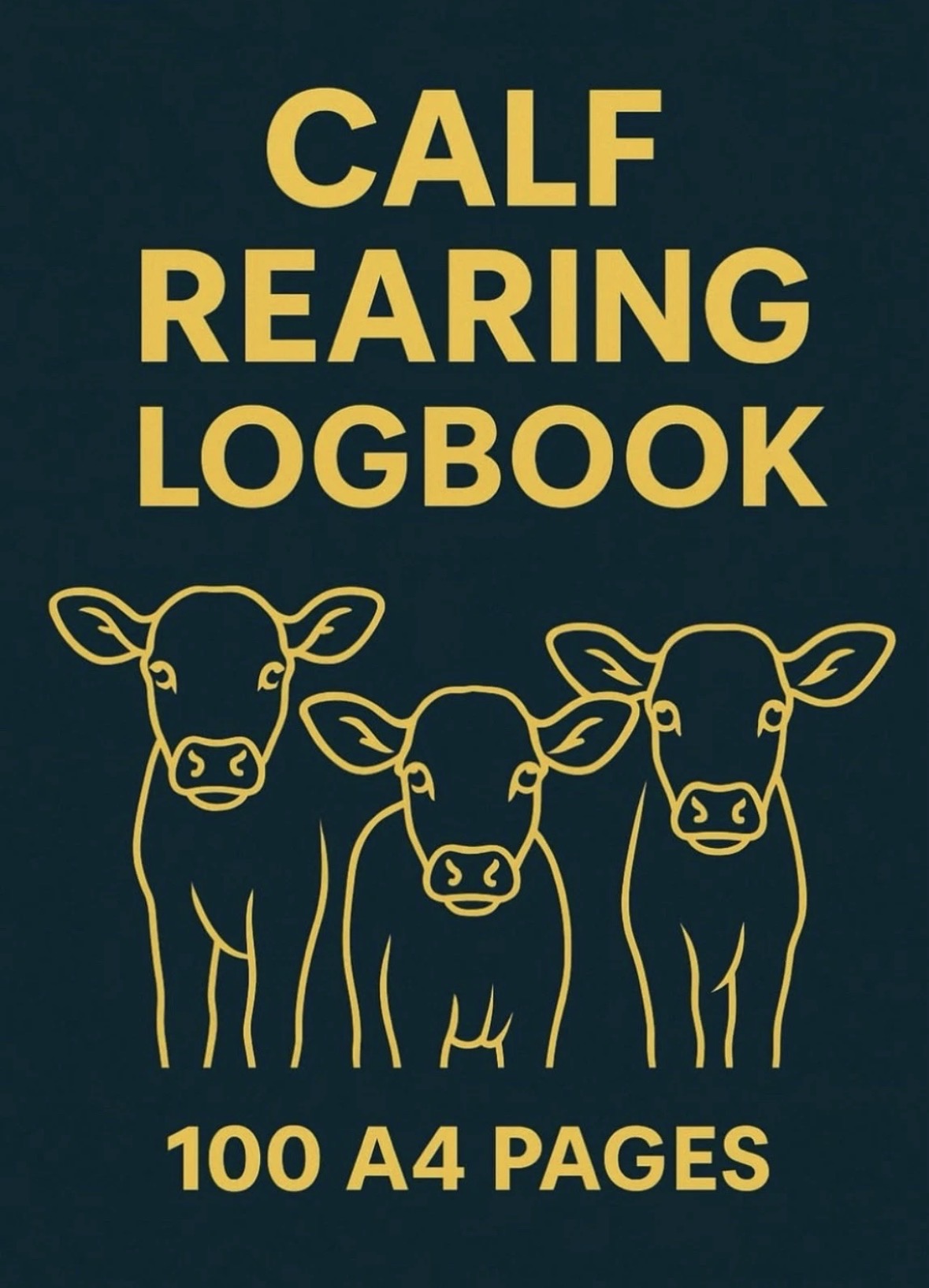 Calf Rearing Logbook A4 100 Pages