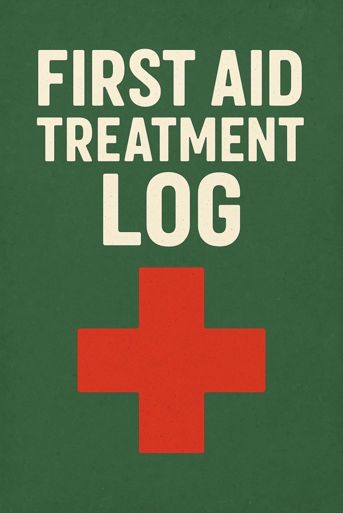 First Aid Book A4 100 Pages