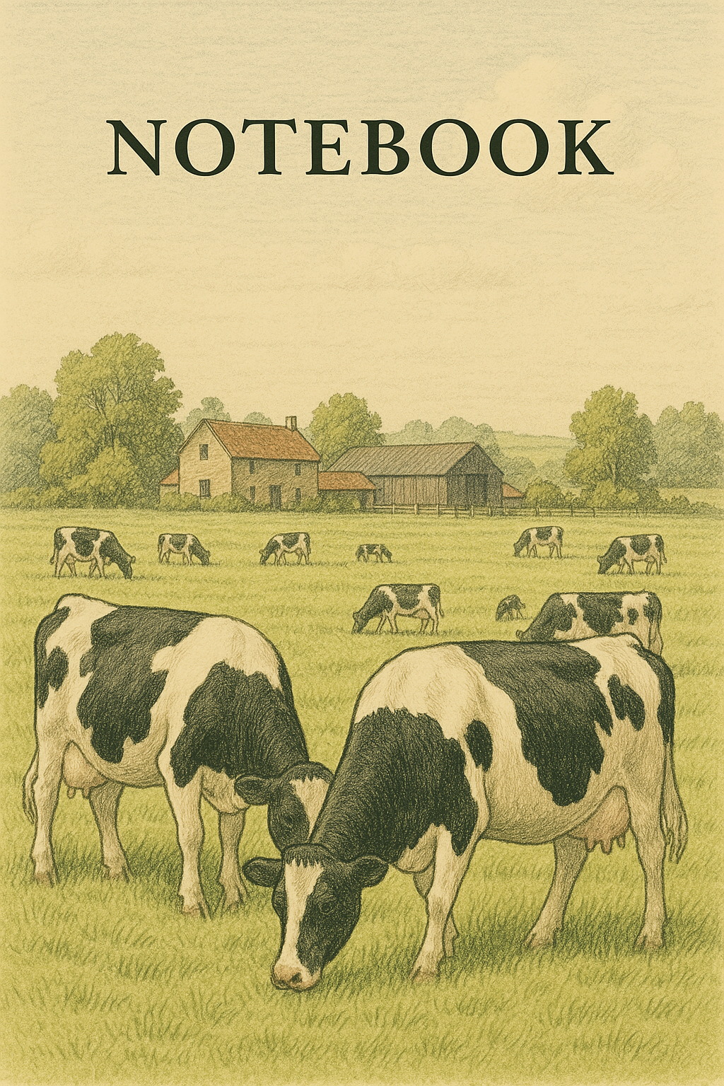 Dairy Farm A4 Notebook