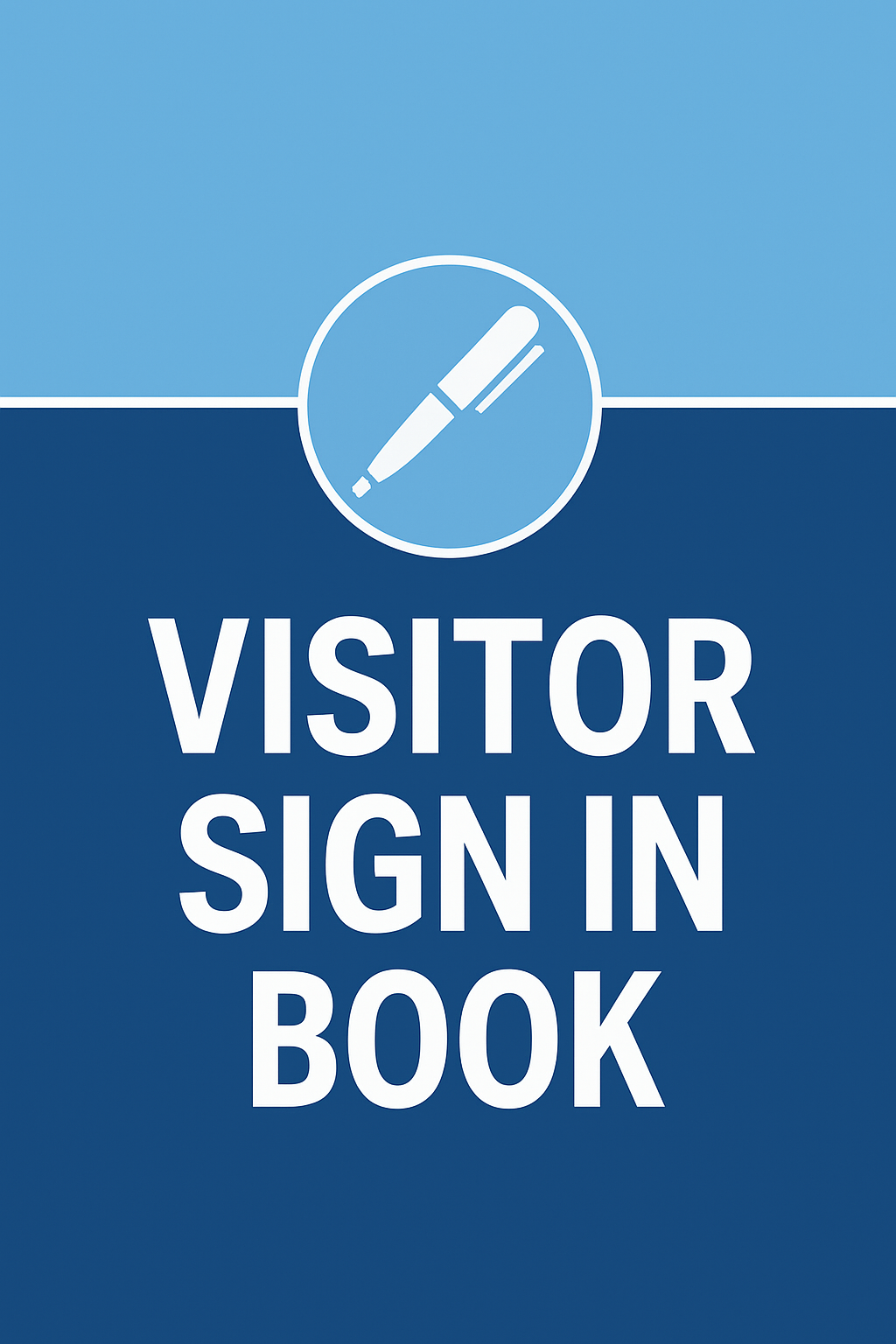 Visitor Sign In Book – A4 100 Pages, Wire Bound