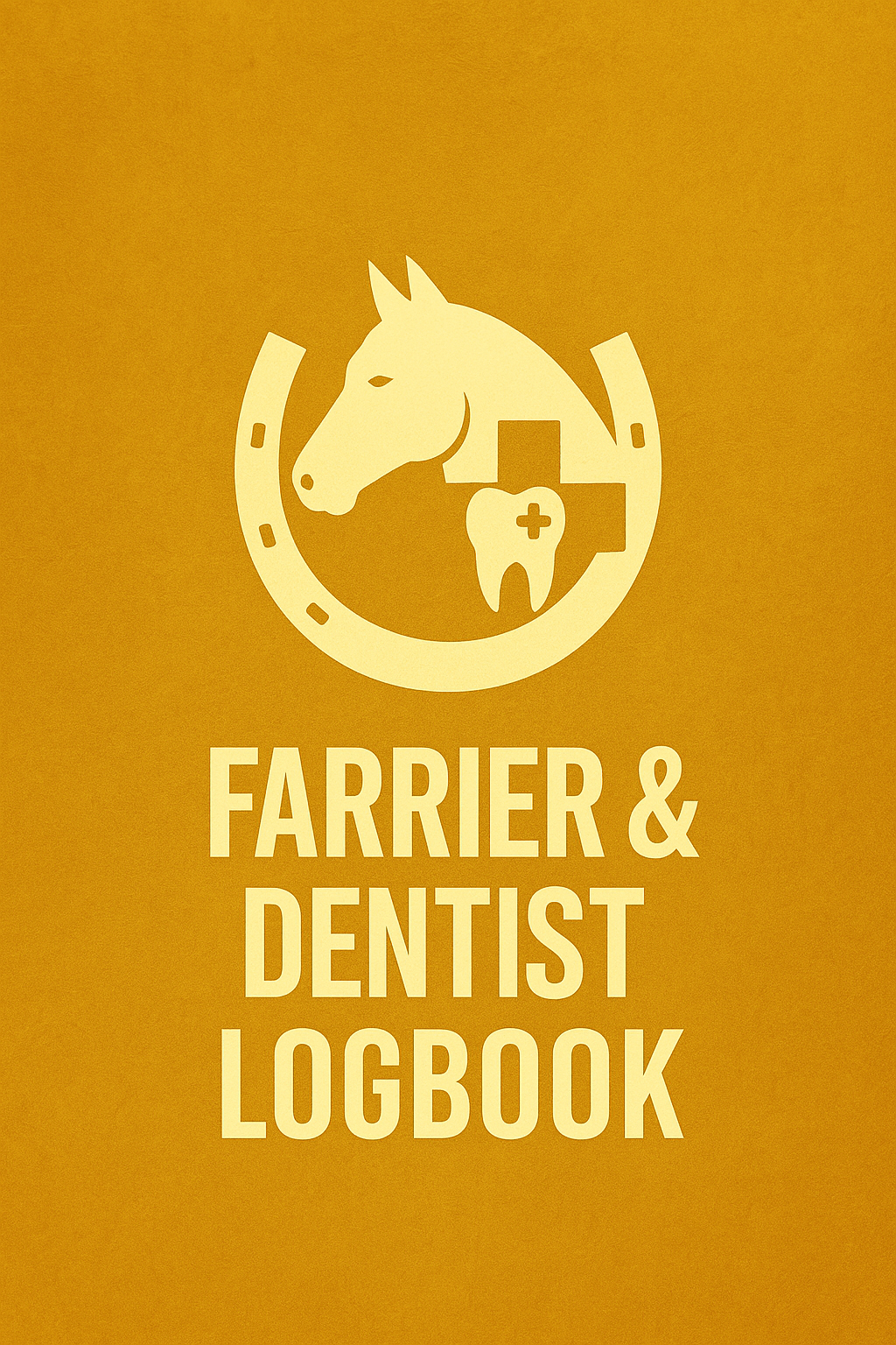Farrier & Dentist Logbook - A4 100 Pages